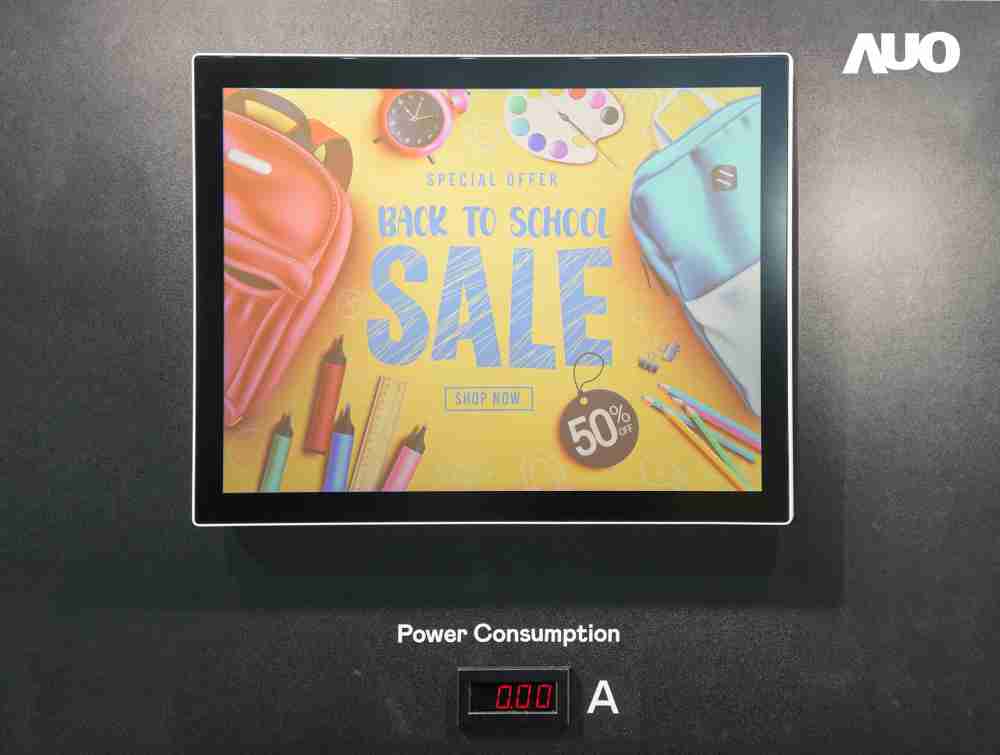 牛牛游戏展示胆固醇液晶超低耗能户外全彩显示器，，，，ChLC（胆固醇液晶）以双稳态技术使静态显示零功耗，，，具省电、、高彩度、、、、环保的特性，，，还整合软硬件系统解决方案，，，可透过单一云端平台管理